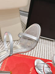René Caovilla Cleo Silver Sandals 7.5 cm - 3