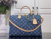LOUIS VUITTON | Speedy Soft 30 Denim Blue M14430 - 1