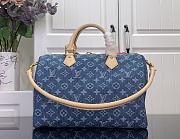 LOUIS VUITTON | Speedy Soft 30 Denim Blue M14430 - 4