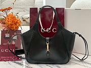 GUCCI | Mercato small tote bag black soft leather - 1