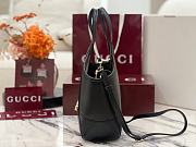 GUCCI | Mercato small tote bag black soft leather - 2