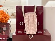 GUCCI | Marmont Nano Bucket bag in Light Pink leather - 5