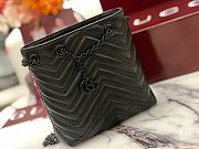 GUCCI | Marmont Nano Bucket bag in Light Black leather - 4