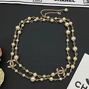 Chanel CC Pearl Layered Necklace - 1