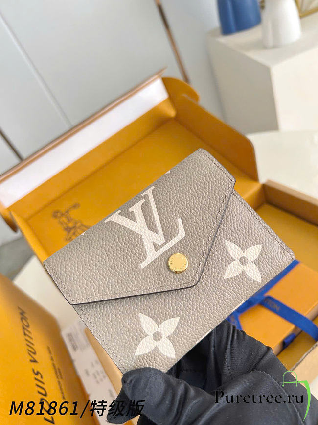 LOUIS VUITTON | Victorine Wallet Tourterelle Cream M81861 - 1