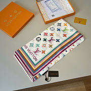 LV x TM Monogram Multicolor Square Silk Scarf 90 - 6