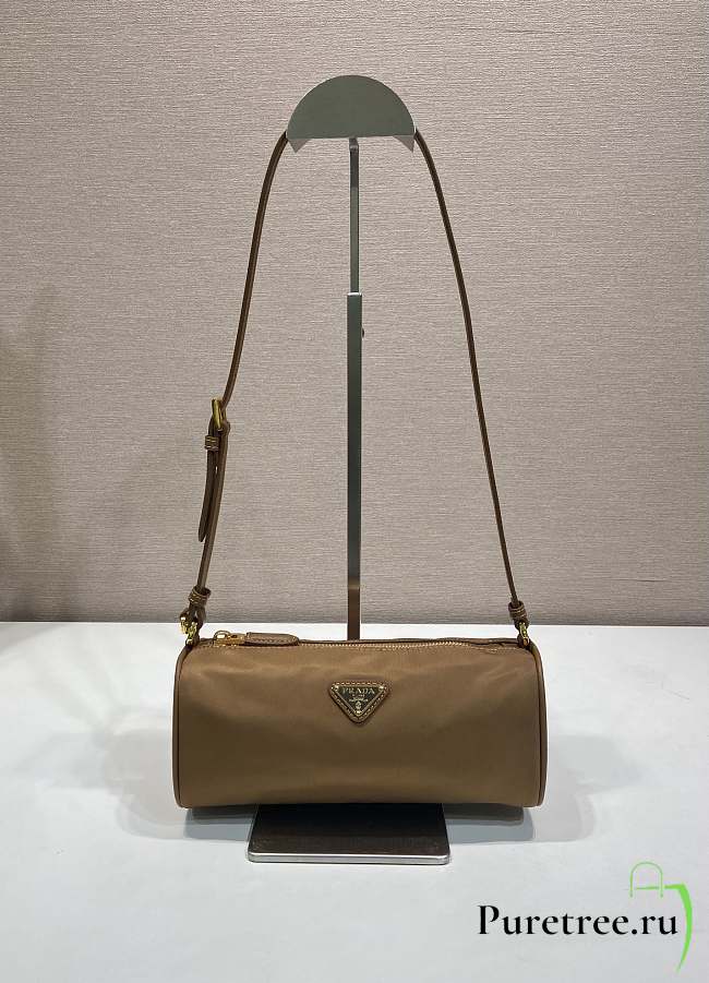 PRADA | Re-Nylon pouch brown - 1
