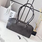 LOEWE | Calfskin Amazona 31 Panta Shoulder Bag Vintage Brown - 4