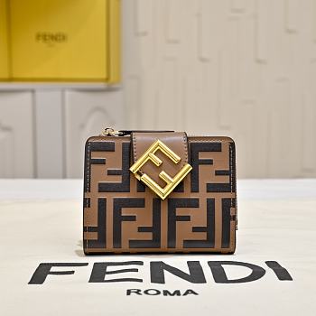FENDI | FF Diamonds leather wallet 01