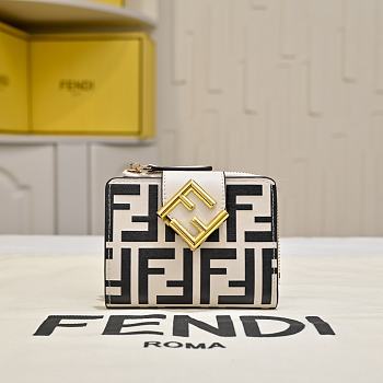 FENDI | FF Diamonds leather wallet 04