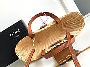 CELINE | Teen Couffin In Wicker And Natural Calfskin - 5