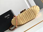 CELINE | Teen Couffin In Wicker And Natural Calfskin - 4