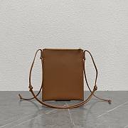 CELINE | Sharp Pouch In Smooth Lambskin Brown - 4