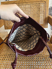 CELINE | Small Crystal Pouch In Lambskin Burgundy - 2