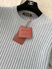 LORO PIANA | Coste Crewneck Iced Snow Melange - 3