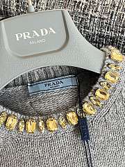 Prada Short sleeve knitwear embellished neckline 01 - 3