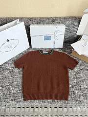 Prada Short sleeve knitwear embellished neckline 02 - 1