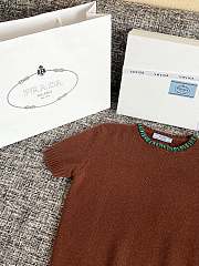 Prada Short sleeve knitwear embellished neckline 02 - 6