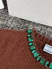 Prada Short sleeve knitwear embellished neckline 02 - 3