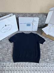 Prada Short sleeve knitwear embellished neckline 03 - 5