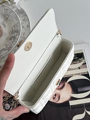 DIOR | Talk Phone Pouch In White - 6