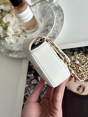 DIOR | Talk Phone Pouch In White - 4
