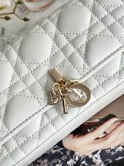 DIOR | Talk Phone Pouch In White - 3