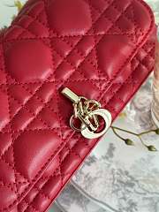 DIOR | Talk Phone Pouch In Red - 6