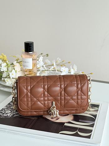 DIOR | Talk Phone Pouch In Caramel brow