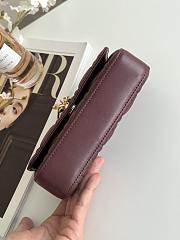 DIOR | Talk Phone Pouch In Burgundy - 2