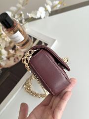 DIOR | Talk Phone Pouch In Burgundy - 6