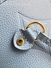 LOUIS VUITTON | Neverfull MM Monogram Empreinte Leather Blue Jean - 2