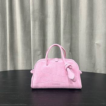 Jacquemus The small Turismo tote bag pink