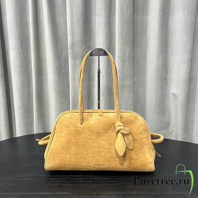 Jacquemus The small Turismo tote bag camel  - 1