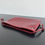 Bottega Veneta Nappa Intrecciato Medium Dustbag Dark Red - 6