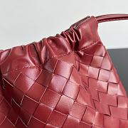 Bottega Veneta Nappa Intrecciato Medium Dustbag Dark Red - 3