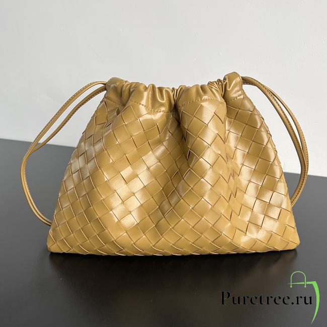 Bottega Veneta Nappa Intrecciato Medium Dustbag Golden tan - 1