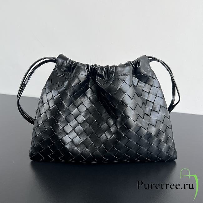 Bottega Veneta Nappa Intrecciato Medium Dustbag Black - 1