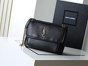 YSL | Niki Medium leather shoulder bag gold hardware black - 1