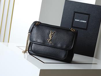 YSL | Niki Medium leather shoulder bag gold hardware black