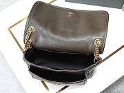 YSL | Niki Medium leather shoulder bag gold hardware khaki - 5