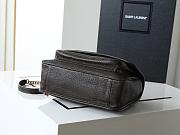 YSL | Niki Medium leather shoulder bag gold hardware khaki - 2