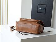 YSL | Niki Medium leather shoulder bag gold hardware brown  - 5