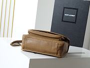 YSL | Niki Medium leather shoulder bag gold hardware tan brown - 4