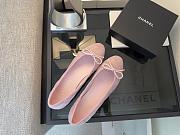 Chanel Black CC Cap Toe Jersey Flat Ballerina 02 - 5