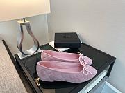 Chanel Black CC Cap Toe Jersey Flat Ballerina 02 - 2