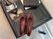 Chanel Black CC Cap Toe Jersey Flat Ballerina 03 - 3