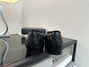 Chanel Black CC Cap Toe Jersey Flat Ballerina 04 - 3
