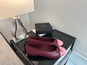 Chanel Black CC Cap Toe Jersey Flat Ballerina 07 - 5