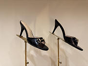 GUCCI | Metal Buckle Mid Heel Elegant Women Black - 1